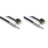 Pair of (2) Brand New Hosa Skj-610bn 10' Foot 16 AWG 1/4" Ts to Dual Banana Speaker Cables