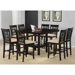 Hillsdale Tabacon 9 Pc Dining Set - 4155DTBGS9 (Cappuccino) (See Description) by Hillsdale Furniture