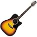 Takamine EF-350SMC-SB Acoustic-Electric Guitar, Vintage Sunburst