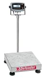 Ohaus Defender 5000 Semi-Washdown Bench Scale D51P250WX4 w/ 24 x 24 in. Platform (500 lb x 0.05 lb / 0.02 kg)