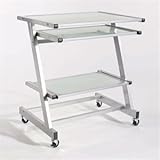 ITALMODERN Z Computer Cart; Graphite Black