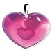 LALIQUE Fuchsia Heart to Heart Pendant