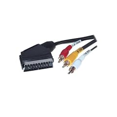 Scart an 3 x Cinch, L�nge: 2m