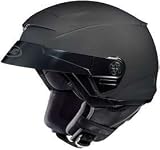 HJC FS-2 MATTE BLACK MOTORCYCLE Open-Face-Helmet