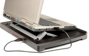 LapWorks Ergo Fan Riser w/Hub