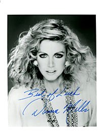Donna Mills Autographed / Signed Black & White 5x7 Photo
