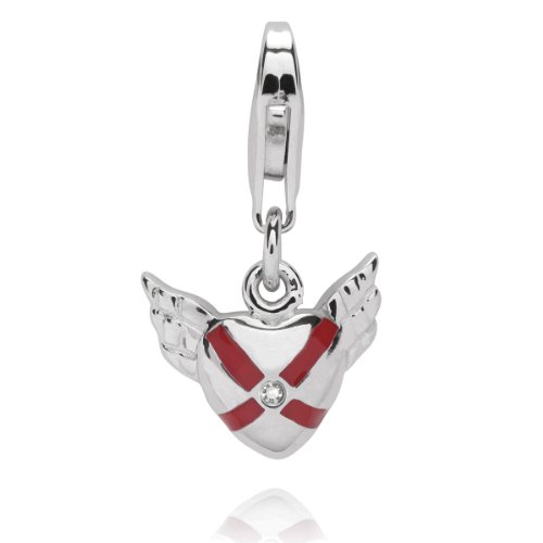 Rafaela Donata Secret Diamonds Damen-Charm Sterling Silber Diamant Emaille rot  60250139 Preisvergleich