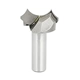 uxcell ドラゴンボールルータービット 12.7mmシャンク径 19mm切削深さ シルバートーン