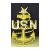 Mayer Mill Brass Navy Master Chief Plaque - Small
