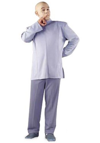 Childrens Toyshop  Toys : Dr Evil Costume -  Size 42-46 Chest (Jacket, Trousers & Bald Cap)