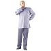 Dr Evil Costume -  Size 42-46 Chest (Jacket, Trousers & Bald Cap)