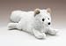 Arctic Fox Lying Plush Toy 17" Long