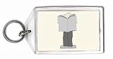 Book Worm Keychain