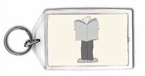 Book Worm Keychain