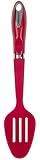 Cuisinart Silicone Slotted Spoon with ABS Handle, Red