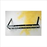 Rogar Custom Bookshelf Pot Rack 8415