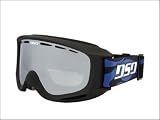 DSO PEAK Snow Goggles - Matte Black Frame/Silver Flash Smoke Lens