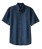 Port & Company - Short Sleeve Value Denim Shirt Ink Blue-L