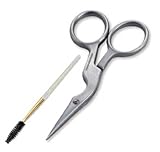 Tweezerman  Stainless Brow Shaping Scissors and Brush