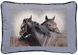 Review Fiddler's Elbow  / Special Connections Two Horses Western Decor Throw Pillow