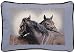 Special Connections Two Horses Western Decor Throw Pillow