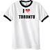 I Love Toronto Ringer T-Shirt