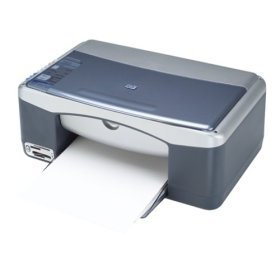 HP psc 1350 - Multifunction ( printer / copier / scanner ) - color - ink-jet - copying (up to): 17 ppm (mono) / 12 ppm (color) - printing (up to): 17 ppm (mono) / 12 ppm (color) - 100 sheets - USB