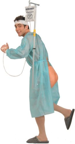 Adult Runaway Patient Halloween Costume
