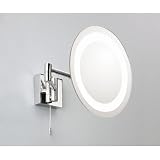 Astro 356 Kosmetikspiegel IP 44 chrom Bestückung: 1x G9, 25 Watt inklusive Leuchtmittel
