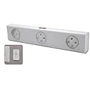 Rite Lite LPL700WRC Wireless LED Under Cabinet Light with Remote Control, White