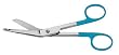 (BLUE) Lister Bandage Scissors - Color Coated Handles, 5.5"