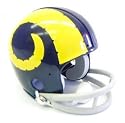 St. Louis Rams 1949 2-Bar Throwback Replica Mini Helmet