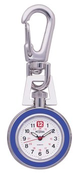 Medana Mini Pocket Watch Keychain, Blue # 8107-3 Medana Mini Pocket Watch Keychain, Blue # 8107-3