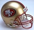San Francisco 49ers Full Size Authentic ""ProLine"" NFL Helmet