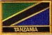 Country Flag Embroidered Patch T9 - Tanzania