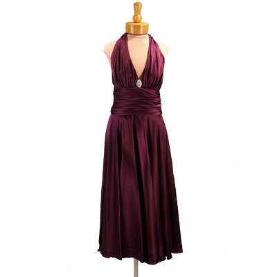 Formal Evening Gown. Charmeuse Cocktail Dress for Prom, Party, Wedding by Sean Collection (70130)