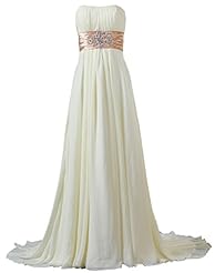 2015 Empire   Waistline Chiffon  Dress With a Sash 