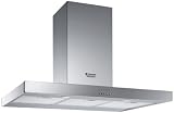 Hotpoint-Ariston - HBI 90,E F X/HA - Hotte D&eacute;cor / Chemin&eacute;e - Int&eacute;grable - 90 cm