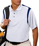 Izod Adult Contrast Color Body Mapping Polo Shirt. Z0095
