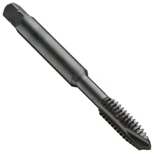 Dormer MTT-X E026/MTT-X E036 Powdered Metal Spiral Point Threading Tap, Black Oxide Finish, Round Shank With Square End, Plug Chamfer