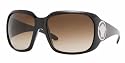 VERSACE 4161 B VE4161B GB1/13 GB113 SHINY BLACK PLASTIC BROWN GRADIENT LENS OVERSIZED SUNGLASSES SHADES