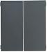 HON 38249S 38000 Series Hutch Bookcase Doors for 72"w HON38224NL, 36 x 16, Charcoal