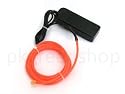 PK Green 2 Metre Pink EL Neon Tube Glow Wire With Battery Box For 
Sign Lighting, Party, Decoration, Festival, Car Illumination