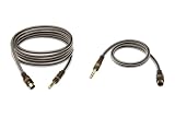 SoundTech 10' & 3' 1/4 TRS connections Orange STELQ103O