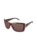 Marc Jacobs Plastic Rectangular Signature Temple Sunglasses havana/dark brown