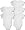 Calvin Klein 5-Pack of Baby Onesie's in White w/Soft Pink Logo - 0 - 3 Months