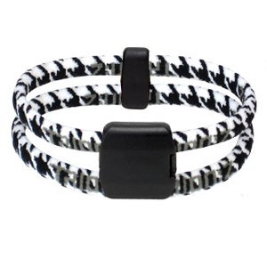 Trion:Z Dual Loop Magnetic Wristband/Bracelet (Houndstooth)