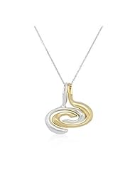 Decorative Oval 2-Piece Pendant Necklace