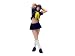 ダイキャストカー用 ジオラマ 女性 フィギュア 女子高生 Naomi Black Shirt 1/18 (並行輸入品)