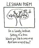 Kitchen & Housewares : Lesbian Poem Card by Edward Monkton
